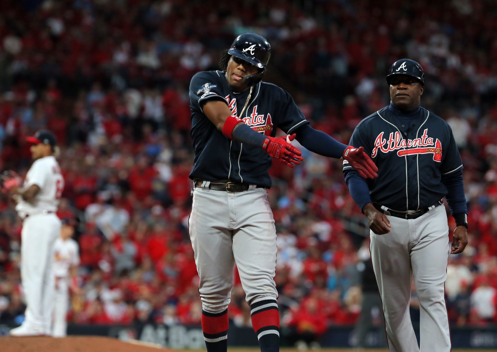 Atlanta Braves vs St. Louis Cardinals, Game 3 NLDS in St. Louis